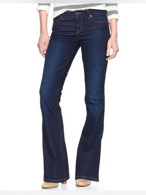 Gap 1969 NWT The Perfect Boot Cut Dark Blue Denim Jeans